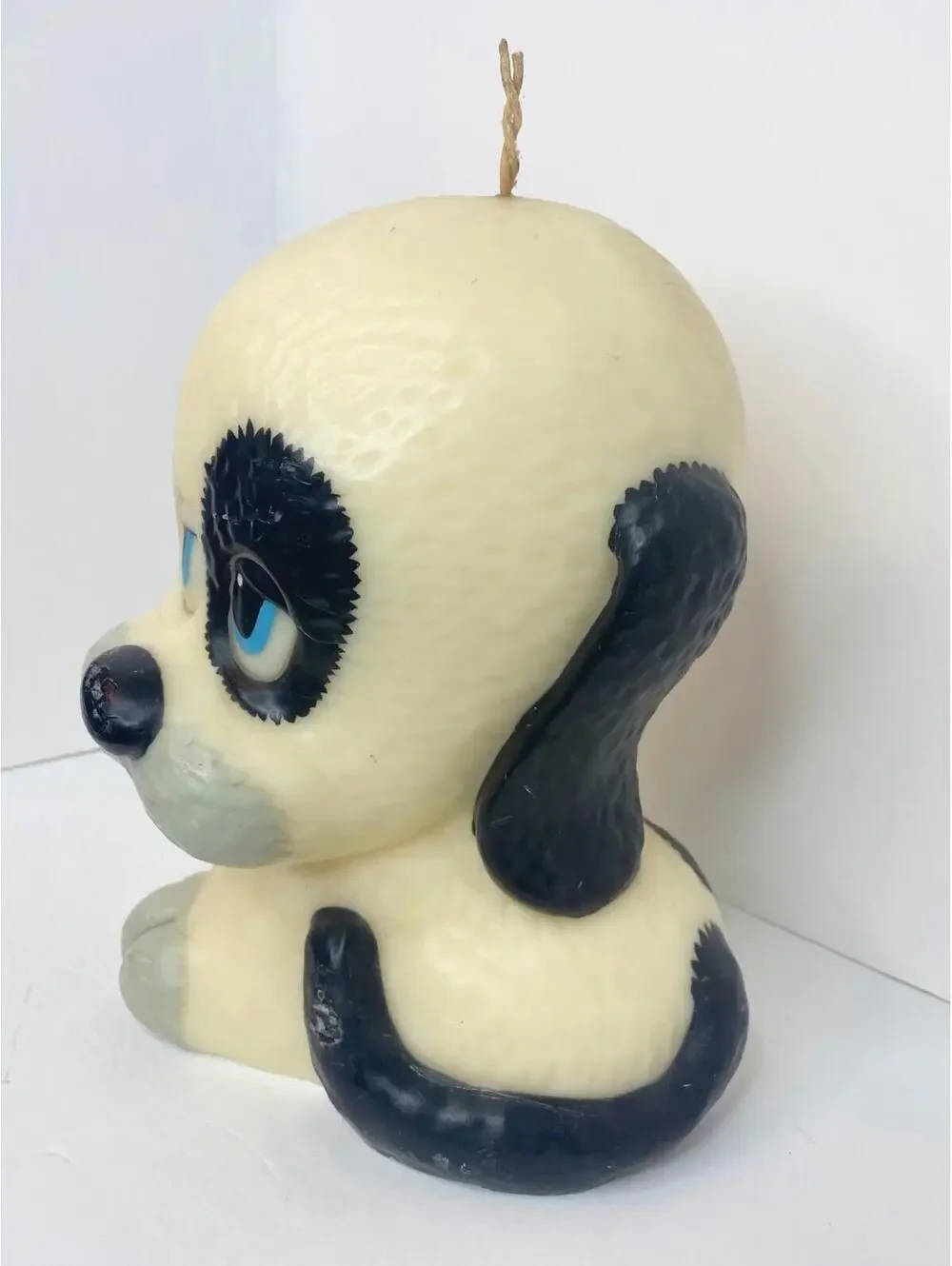WICKS'N'STICKS   WANNA PET  Dog Large Candle Vintage 1984